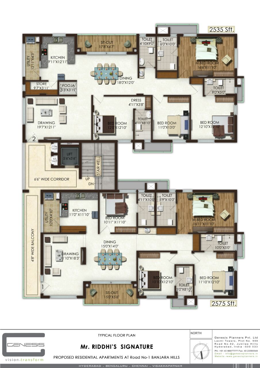 riddhi signature floor plan