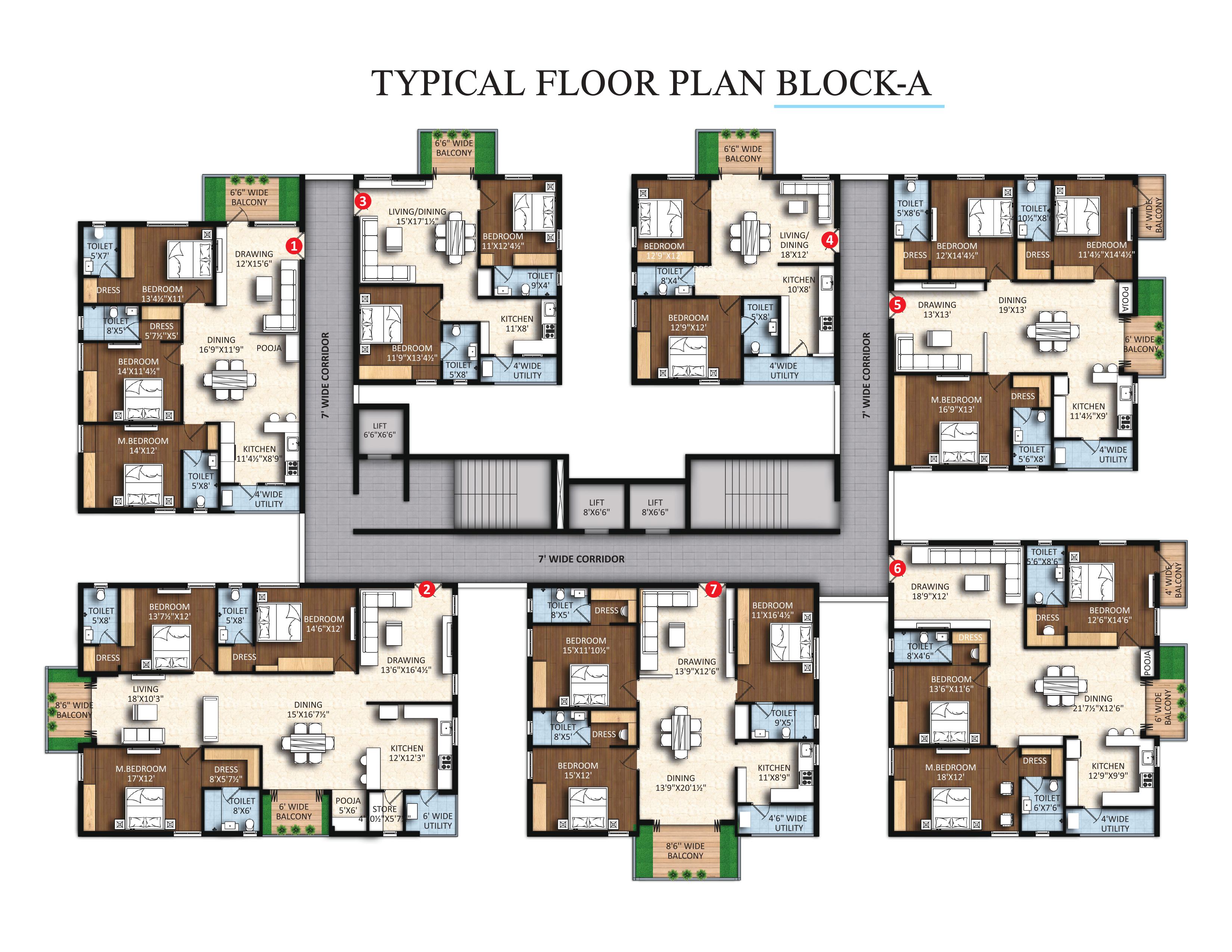 riddhi's floor plan
